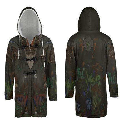 Ekko Firelight Arcane Hooded Cloak Coat