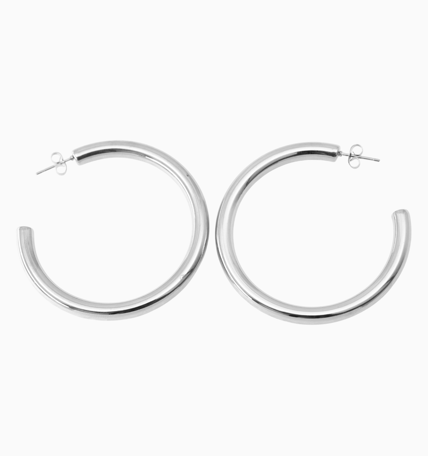Gigi Round Hoops - 50mm