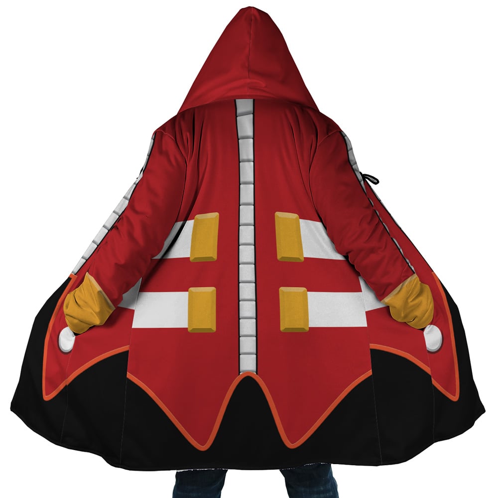 Dr. Eggman Sonic the Hedgehog Hooded Cloak Coat