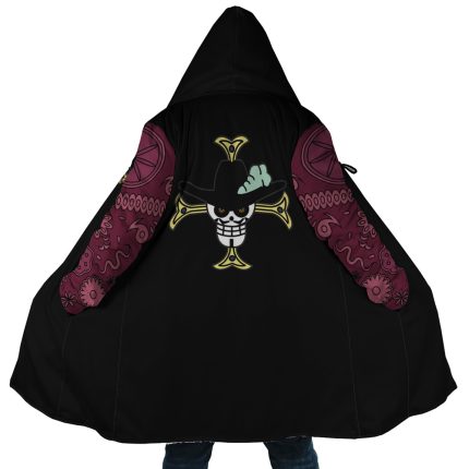 Dracule Mihawk One Piece Hooded Cloak Coat