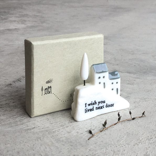 East of India Porcelain House - I Wish You Lived Next Door