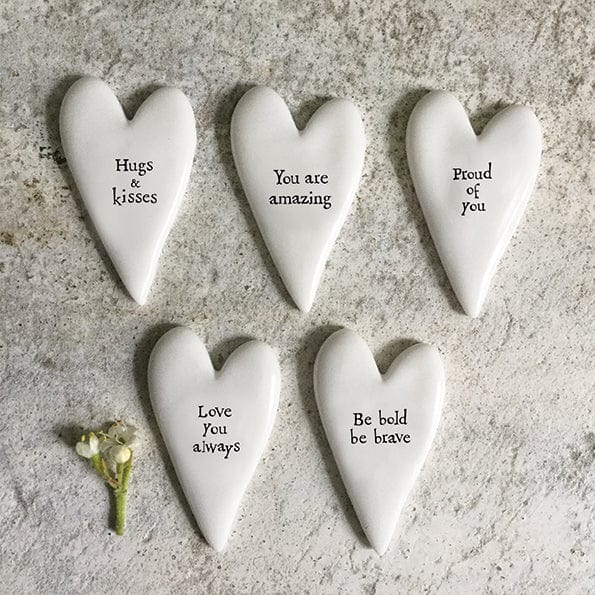 East of India Tiny Heart Token - Proud Of You