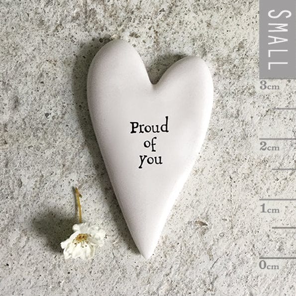 East of India Tiny Heart Token - Proud Of You