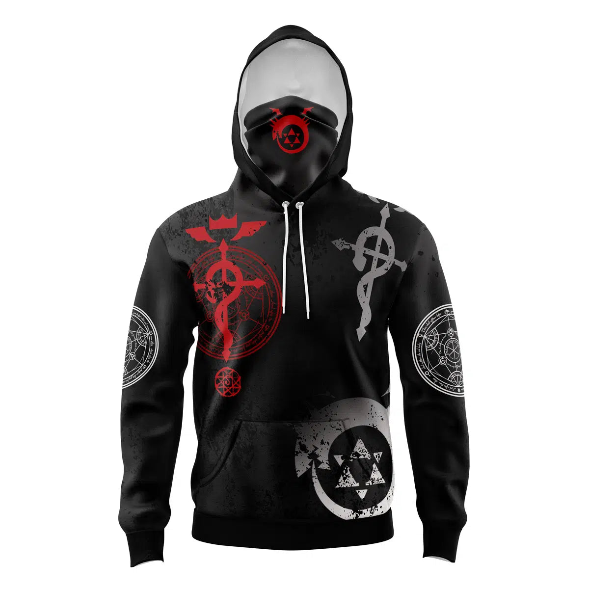 Edward Elric Fullmetal Alchemist Masked Hoodie - 6XL