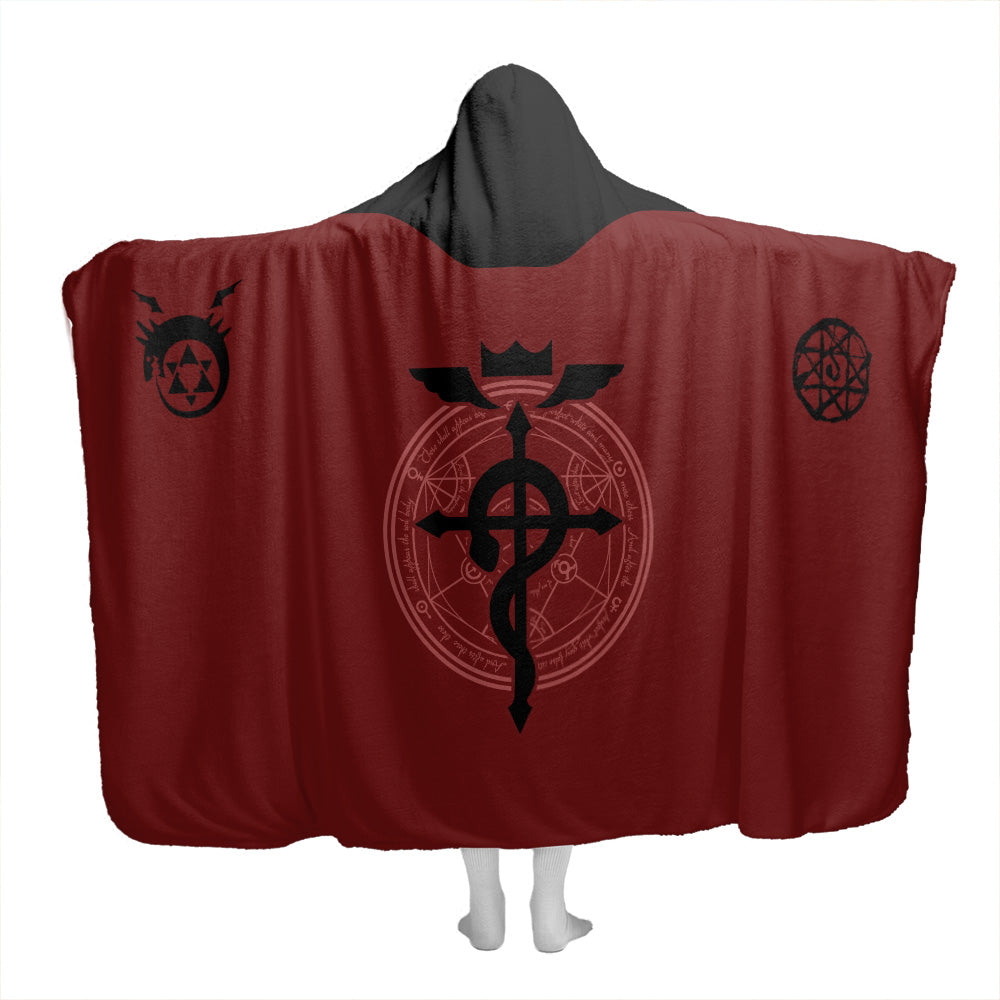Edward Fullmetal Alchemist Hooded Blanket