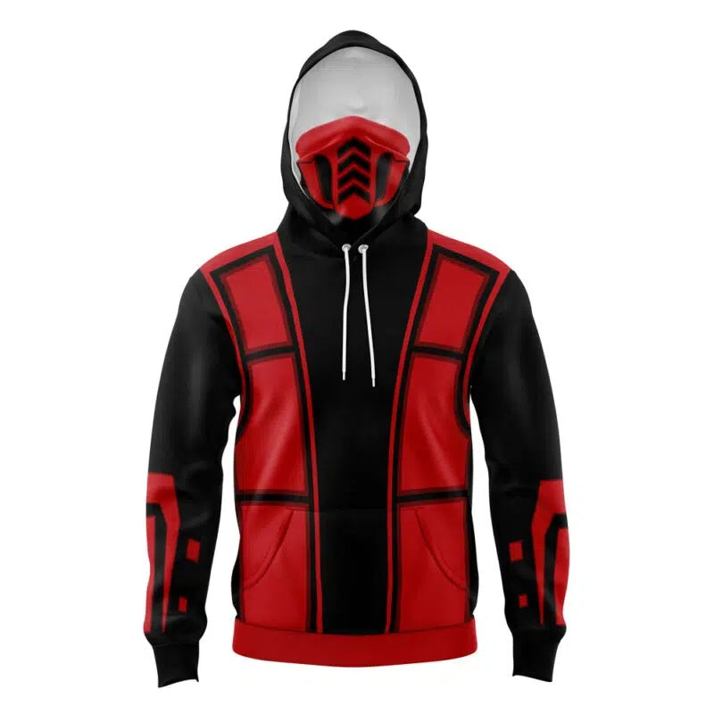 Ermac Mortal Kombat Masked Hoodie - L