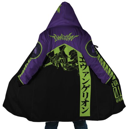 Eva 1 Neon Genesis Evangelion Hooded Cloak Coat