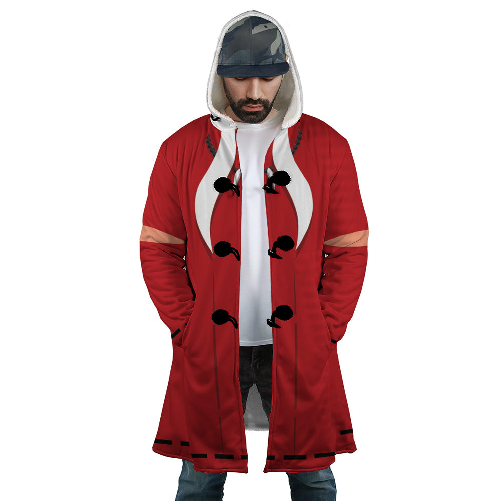 Fire Rat Robe Inuyasha Hooded Cloak Coat - S