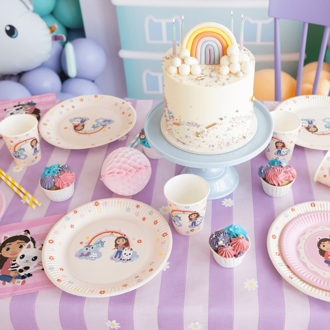 Gabby's Dollhouse Party Paper Plates x 6