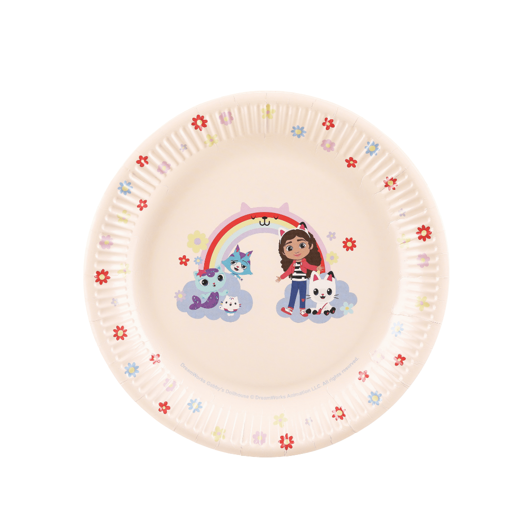 Gabby's Dollhouse Party Paper Plates x 6