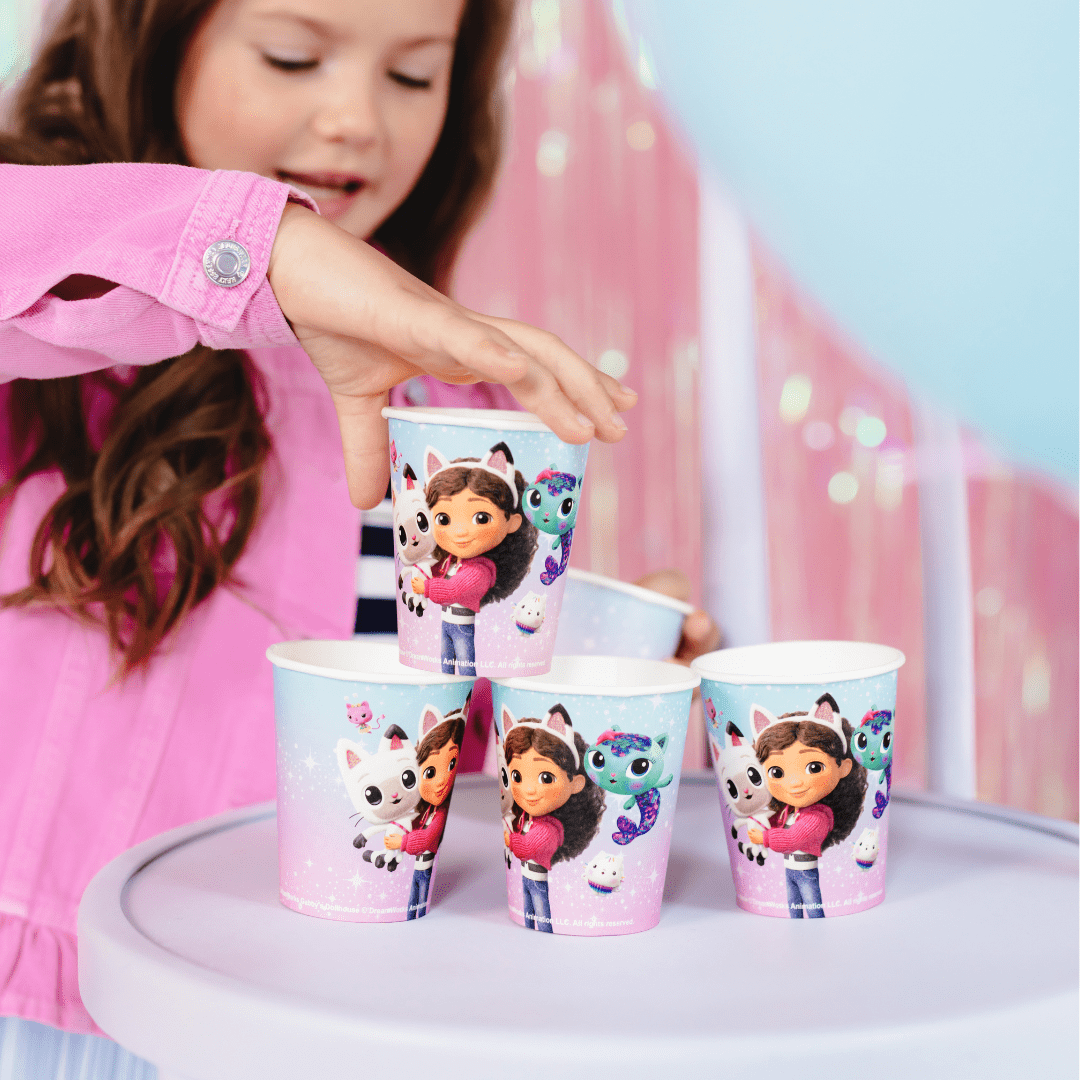 Gabby's Dollhouse Pastel Paper Cups x 6