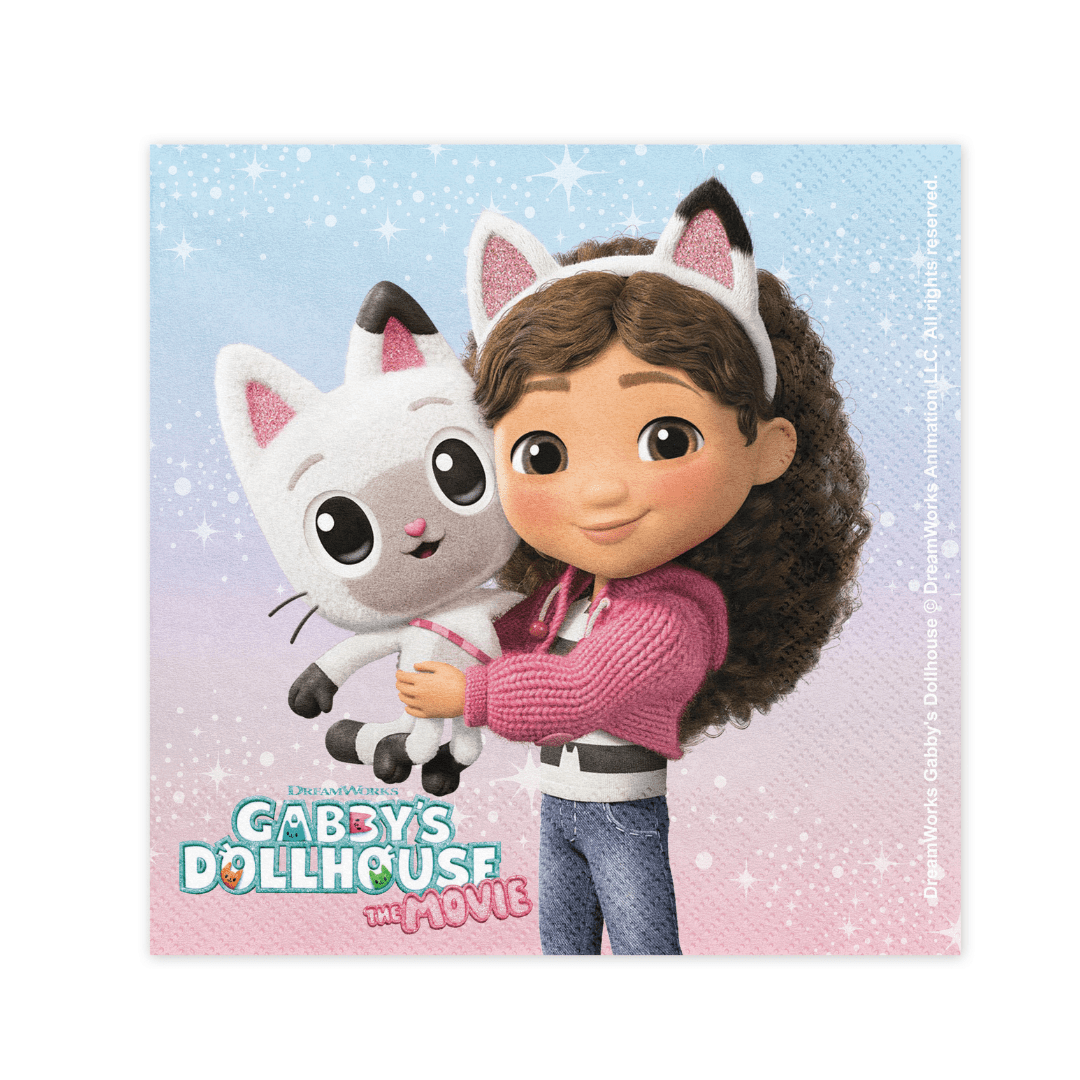 Gabby's Dollhouse Pastel Paper Napkins x 20