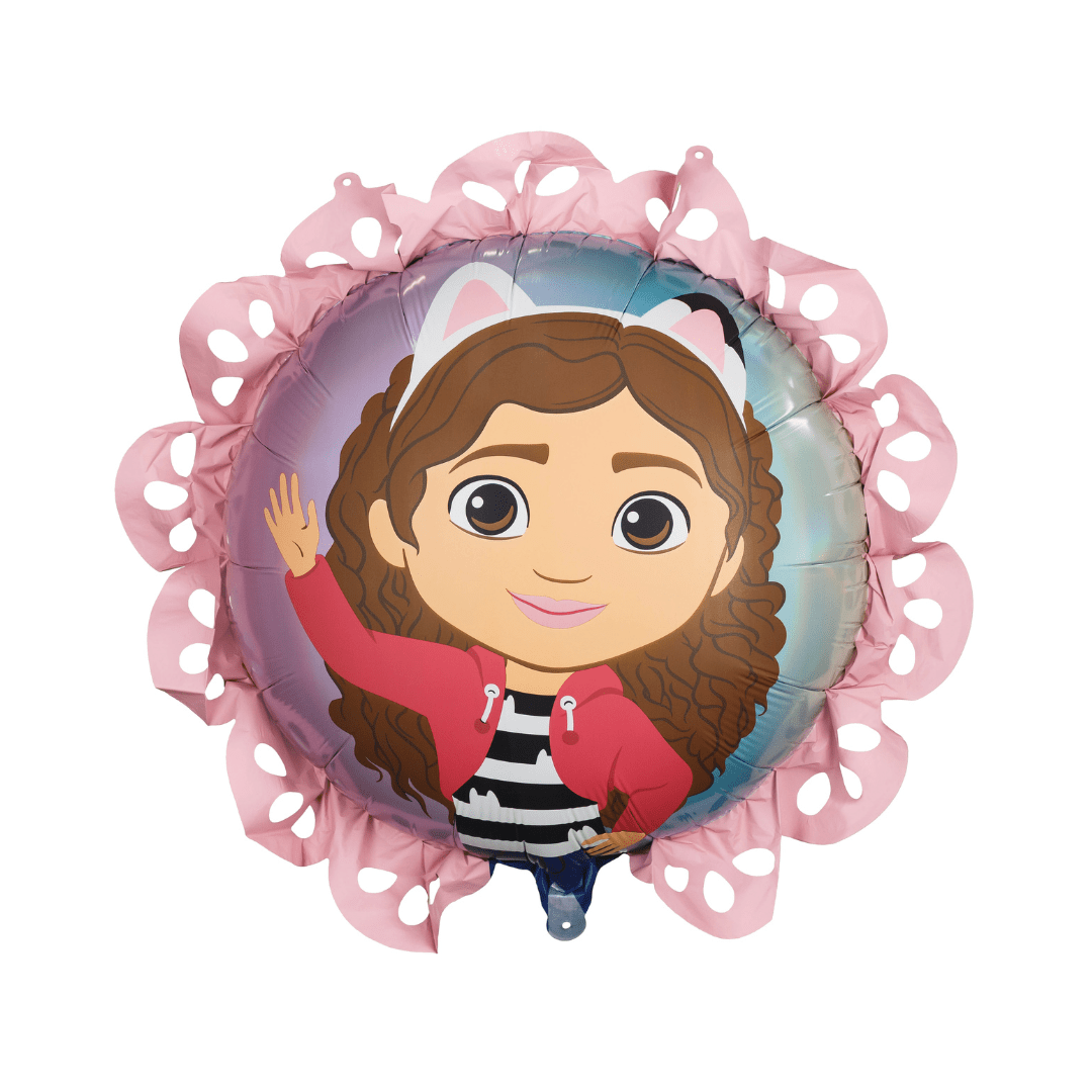 Gabby's Dollhouse Ruffle Foil Balloon (31 inch)