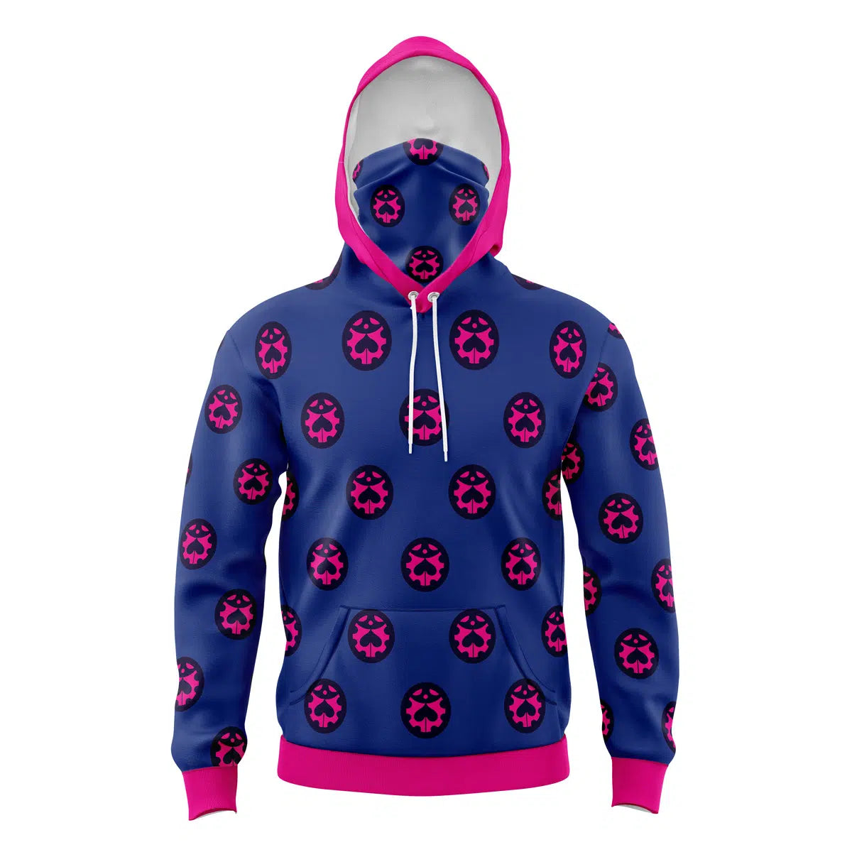 Giorno Manga Jojo’s Bizarre Adventure Masked Hoodie - 6XL