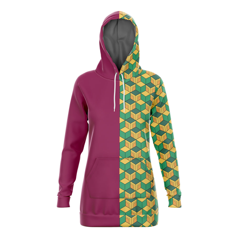 Giyu Tomioka Demon Slayer Hoodie Dress