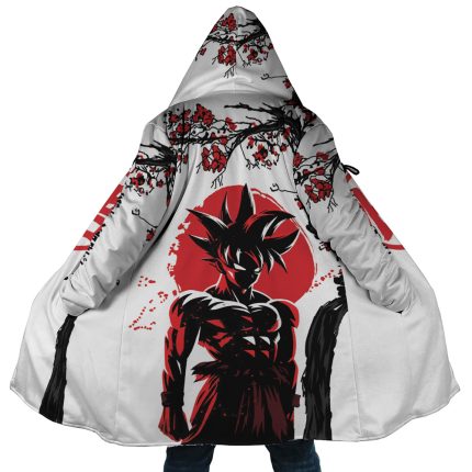 Goku Red Instinct Dragon Ball Z Hooded Cloak Coat