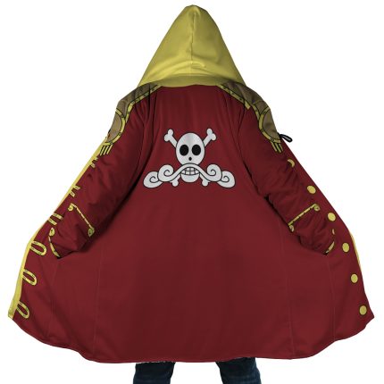 Gol D. Roger One Piece Hooded Cloak Coat