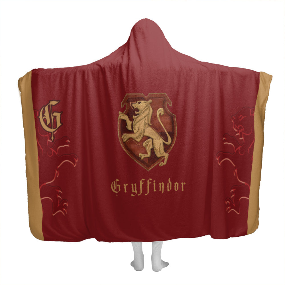 Gryffindor Harry Potter Hooded Blanket