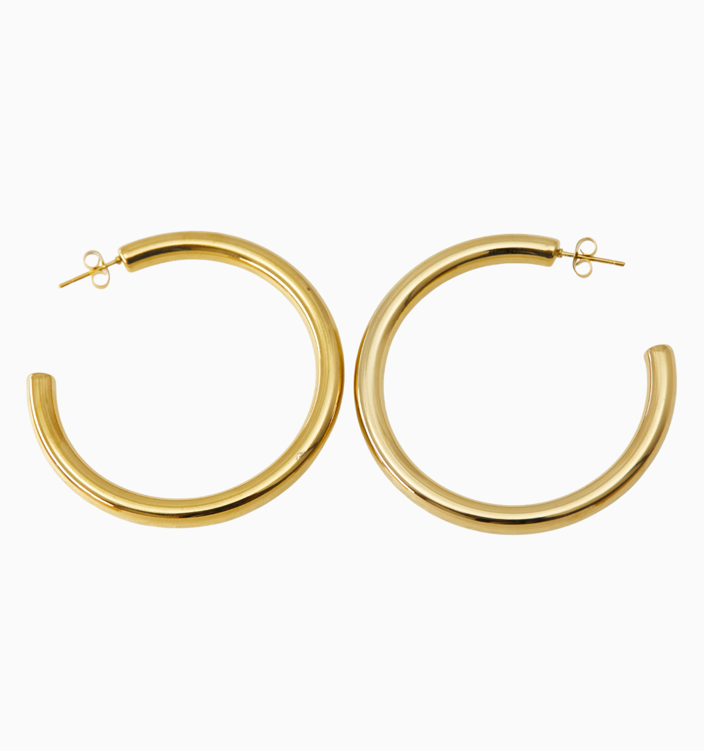 Gigi Round Hoops - 50mm