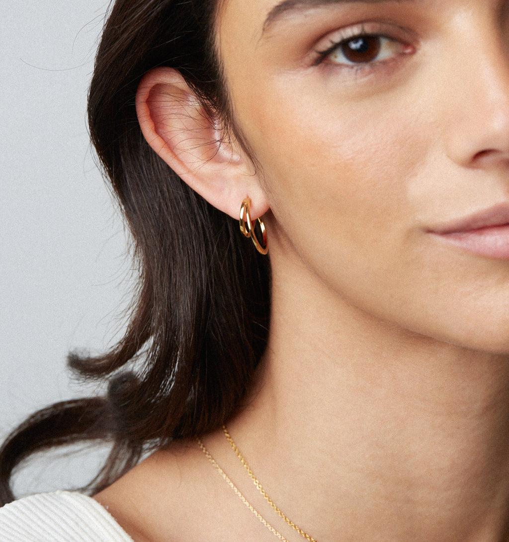 Duo Gold Hoops
