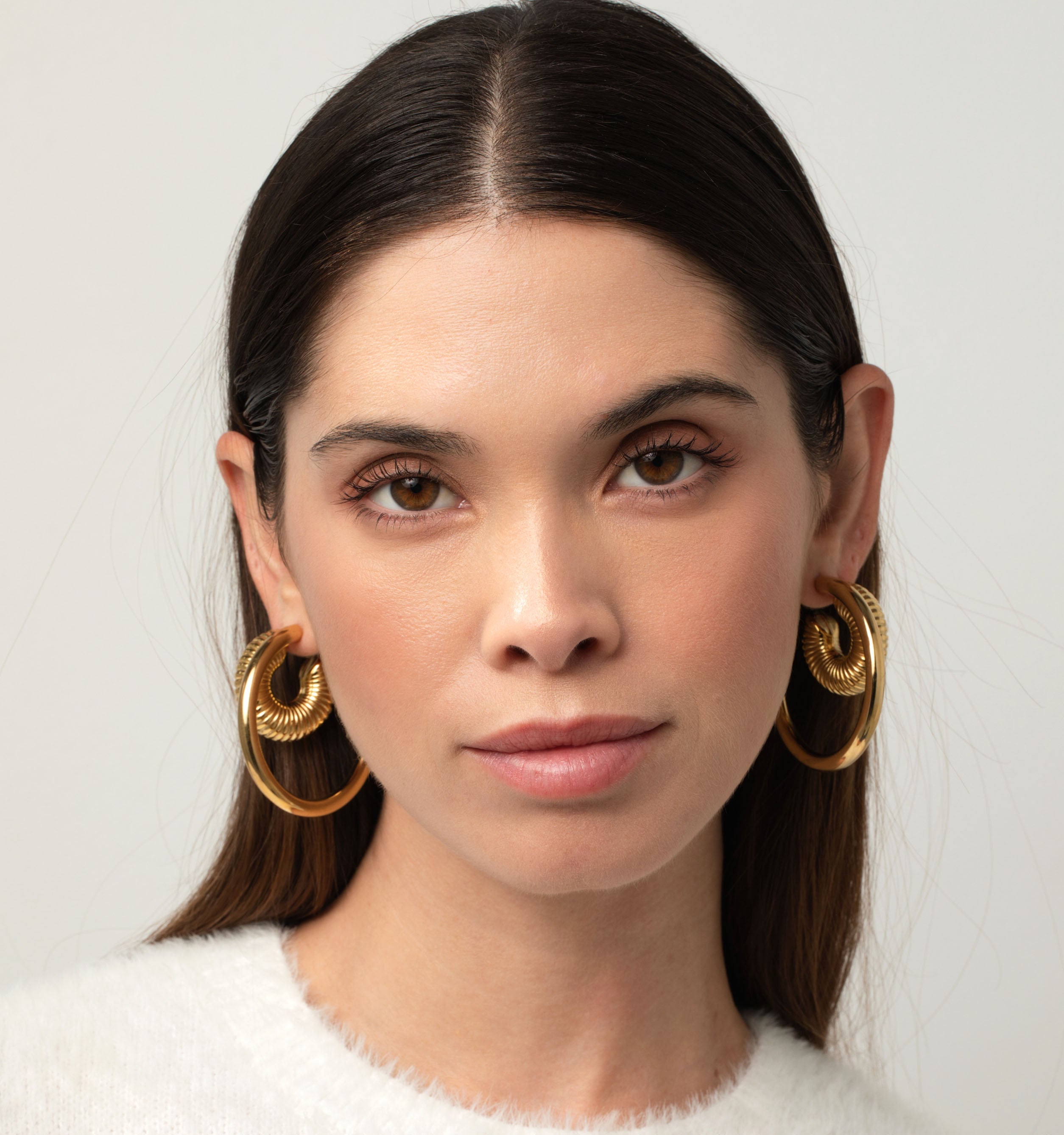 Gigi Round Hoops - 50mm