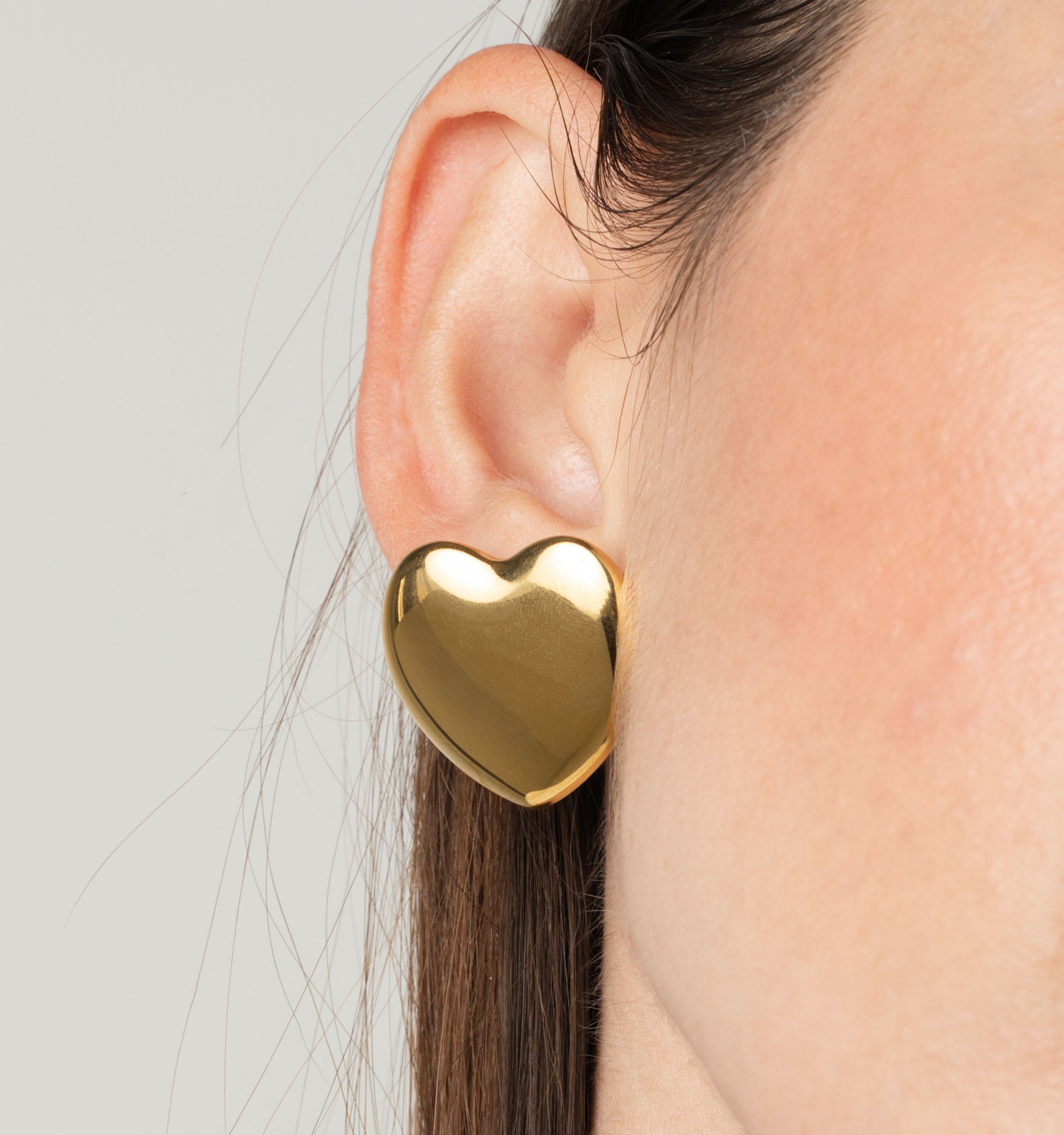 Puffy Heart Earrings