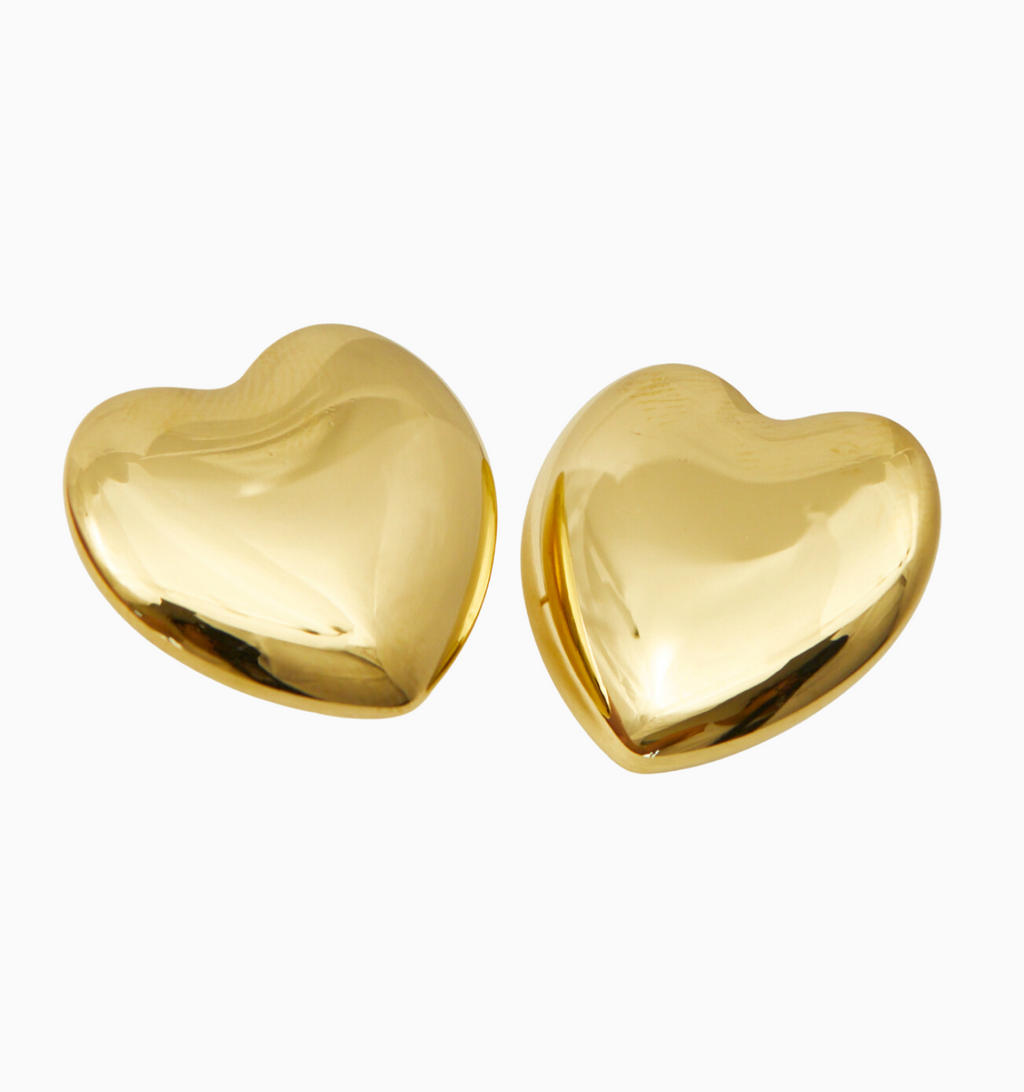 Puffy Heart Earrings