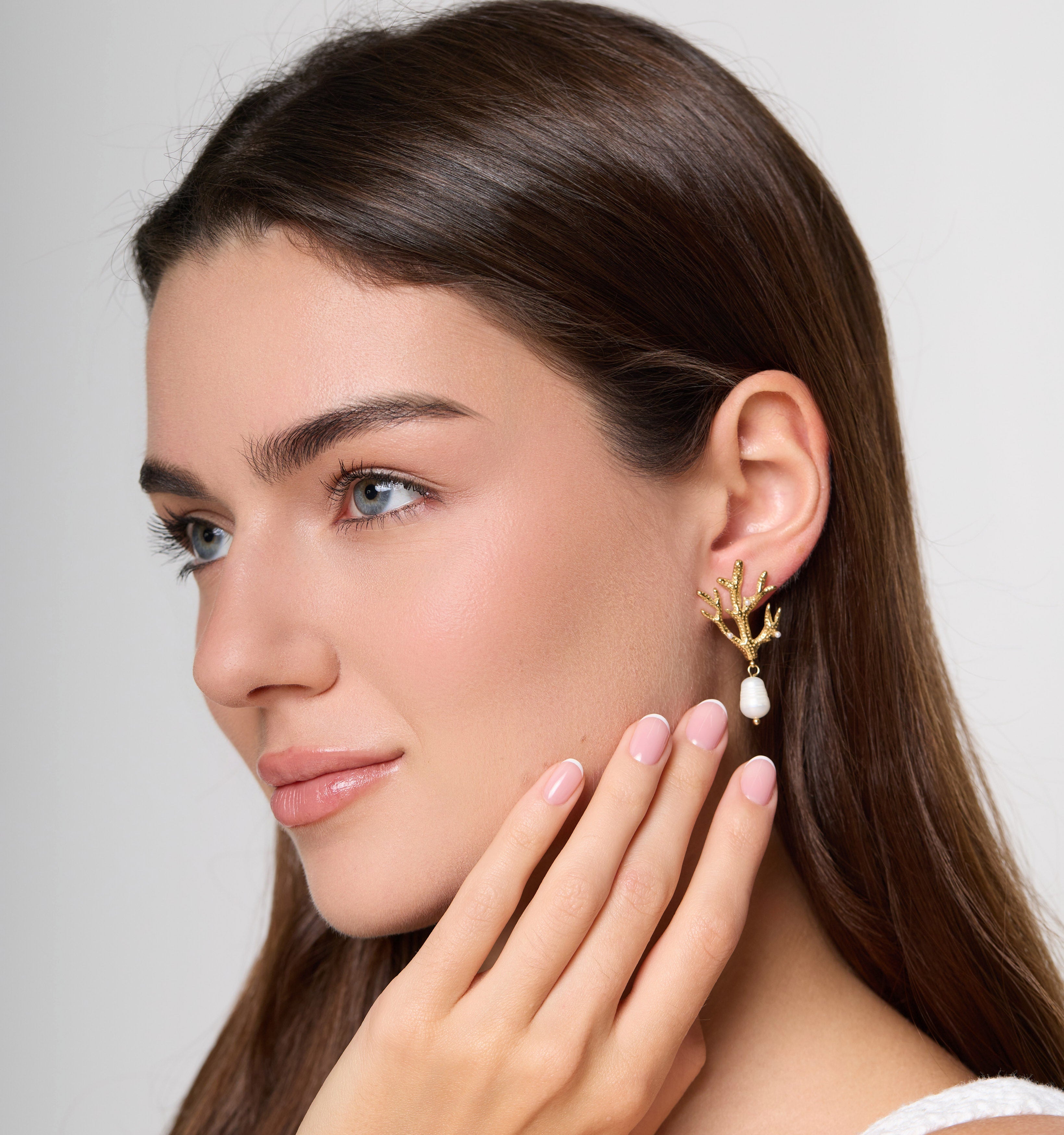 Island Coral Earrings