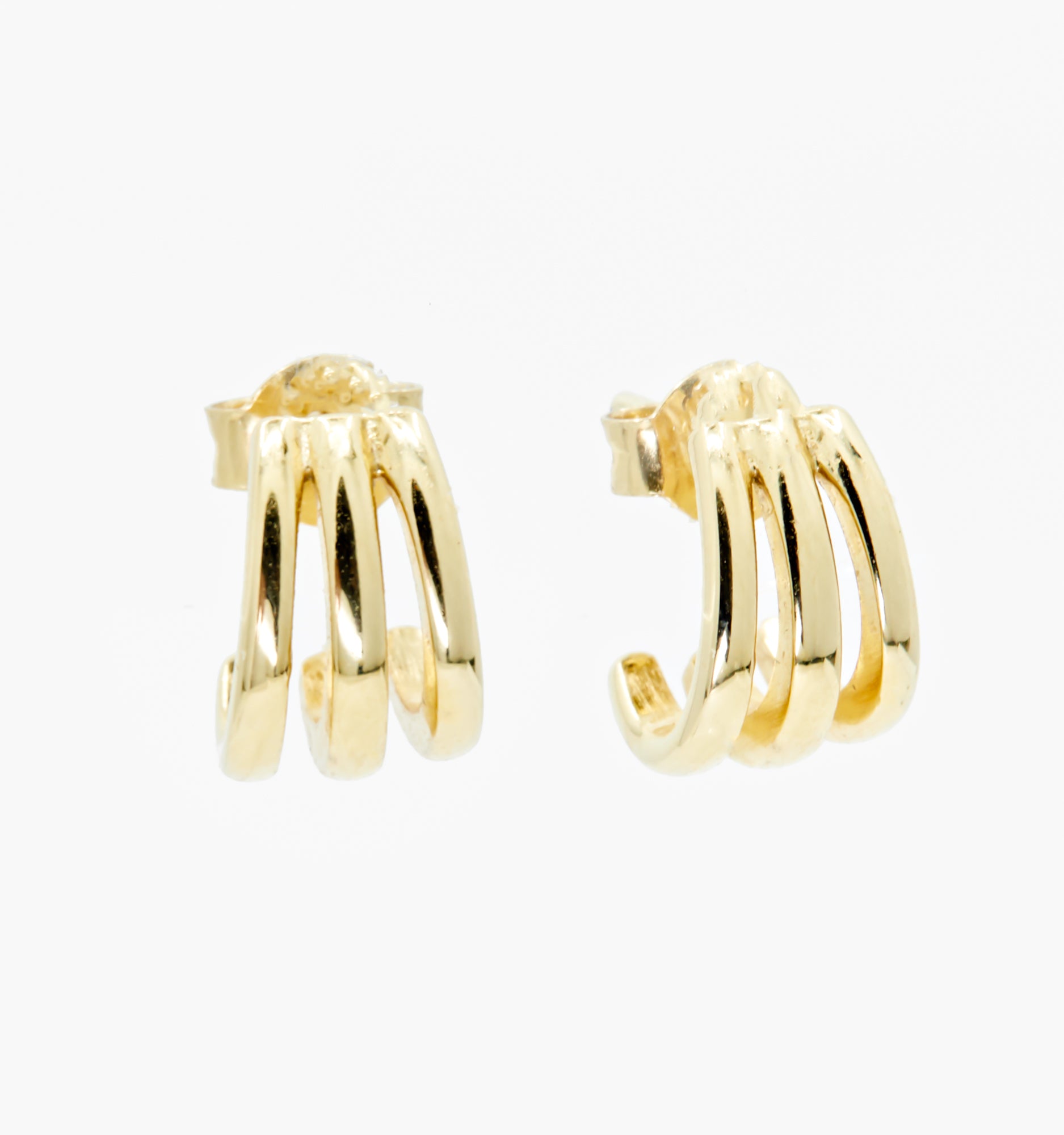 gold earrings