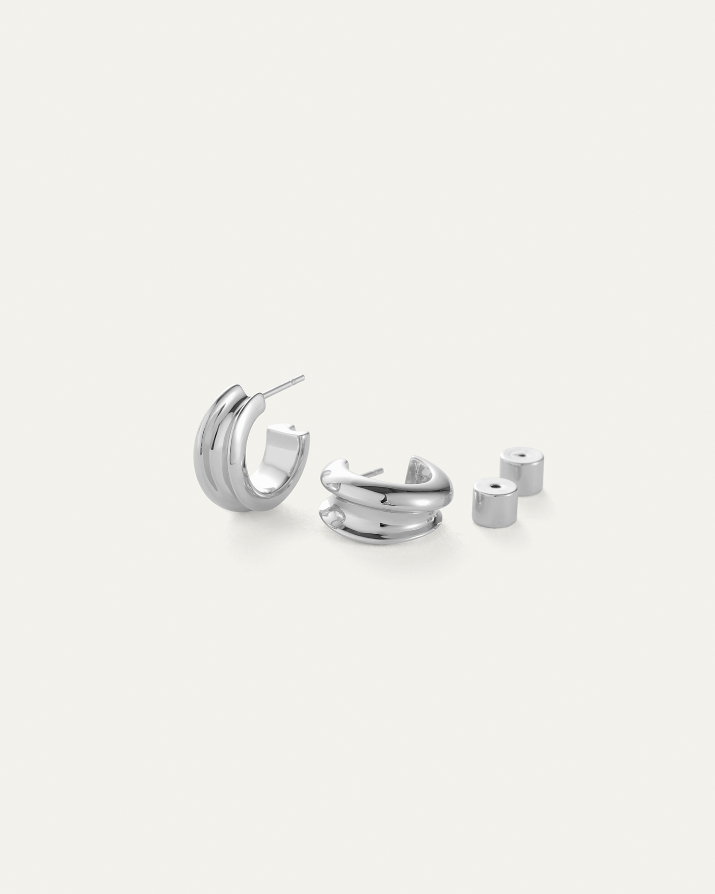 Mini Lennon Hoop Earrings