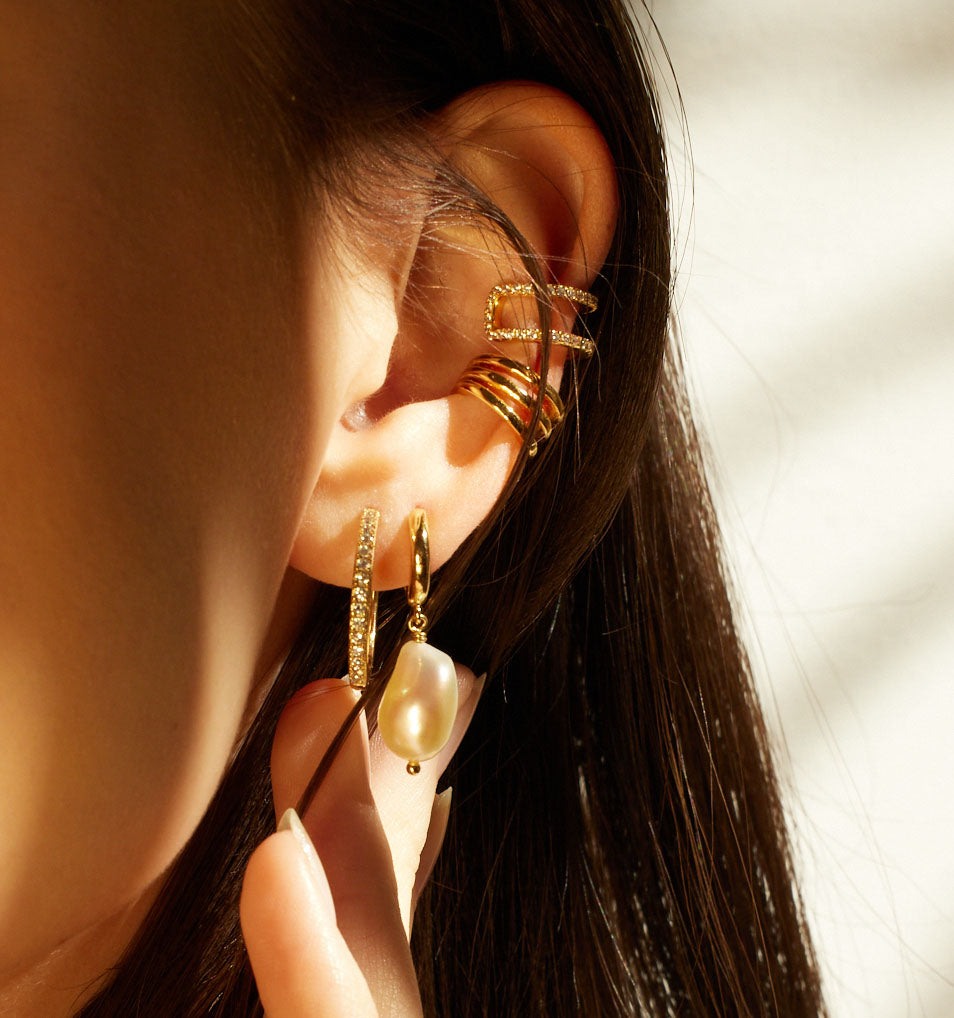 Crystal Hoops