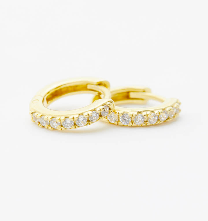 Studded Hoop Earrings