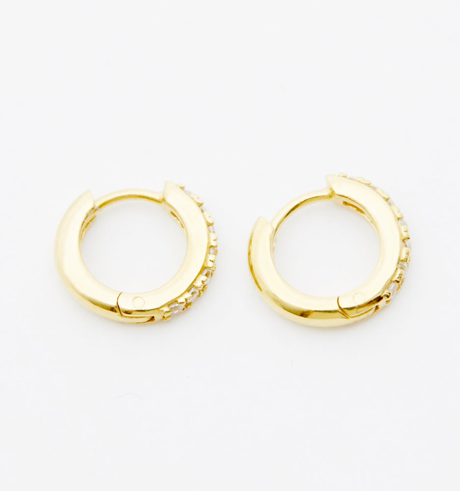 Studded Hoop Earrings