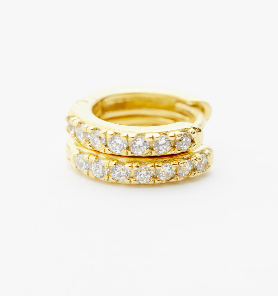 Studded Hoop Earrings