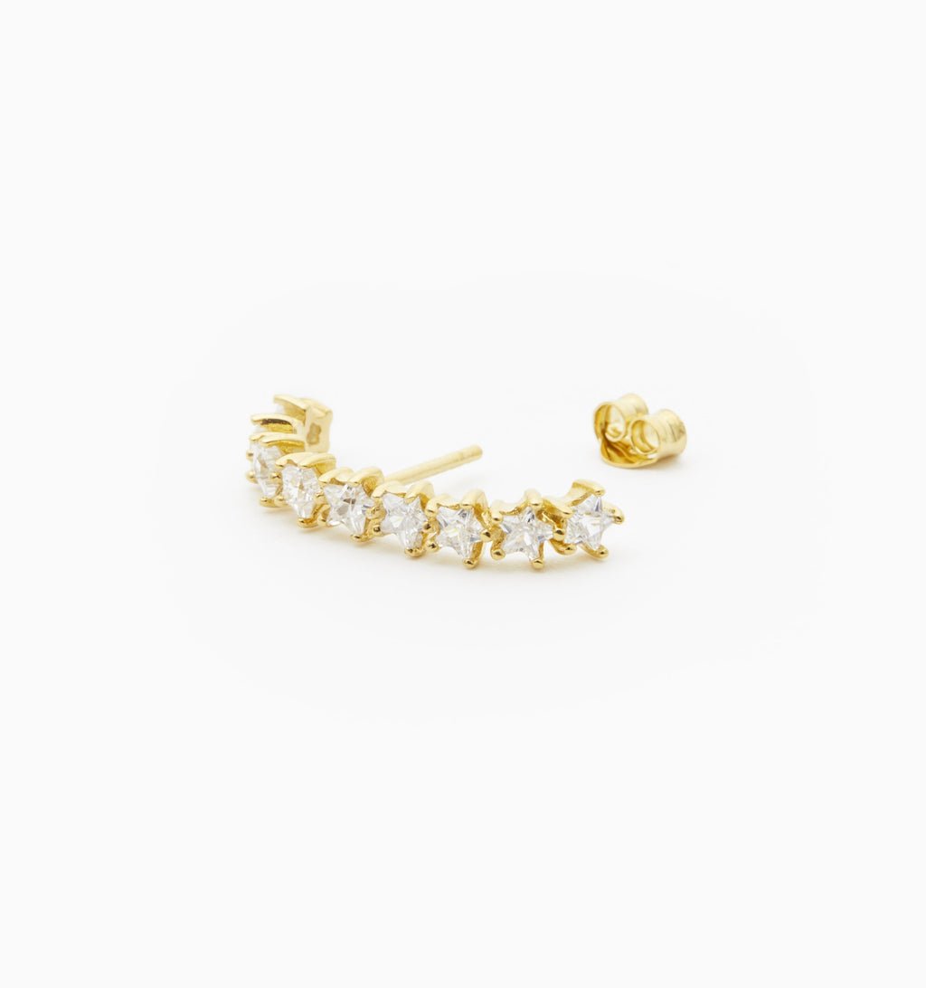 Single Star CZ Ear Cuff