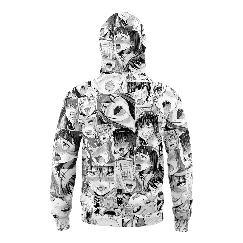 Hoodie Ahegao Manga Masked - M