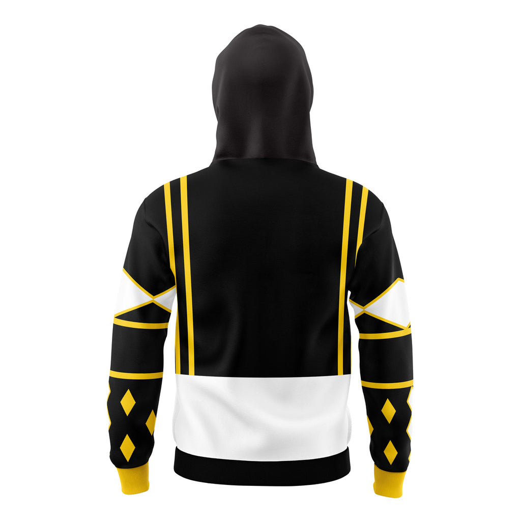 Hoodie Black Ranger v2 Power Rangers Ninjetti Masked - M