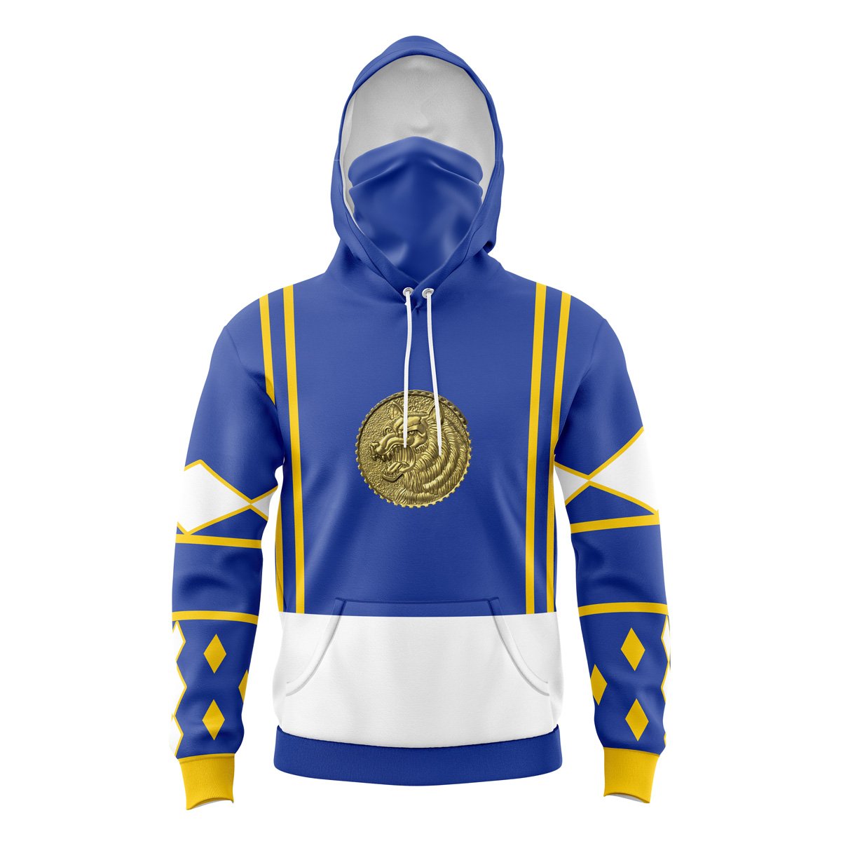 Hoodie Blue Ranger v2 Power Rangers Ninjetti Masked
