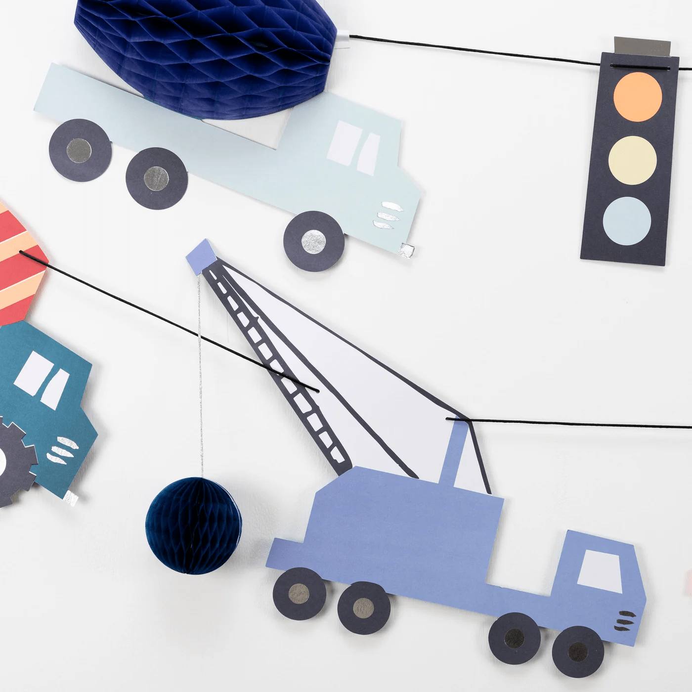 Construction Party Garland