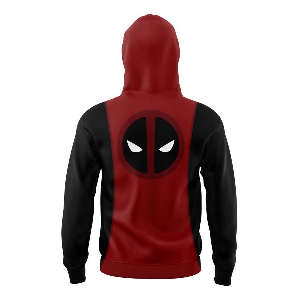 Hoodie Deadpool Marvel Comics Masked - M