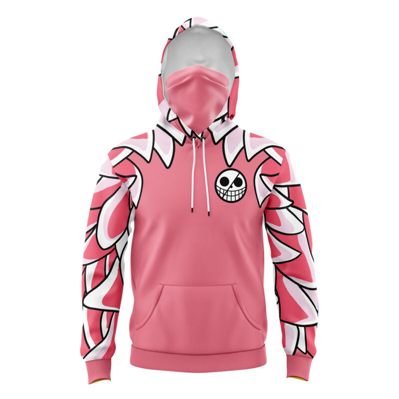 Hoodie Doflamingo One Piece Pirates Masked - L