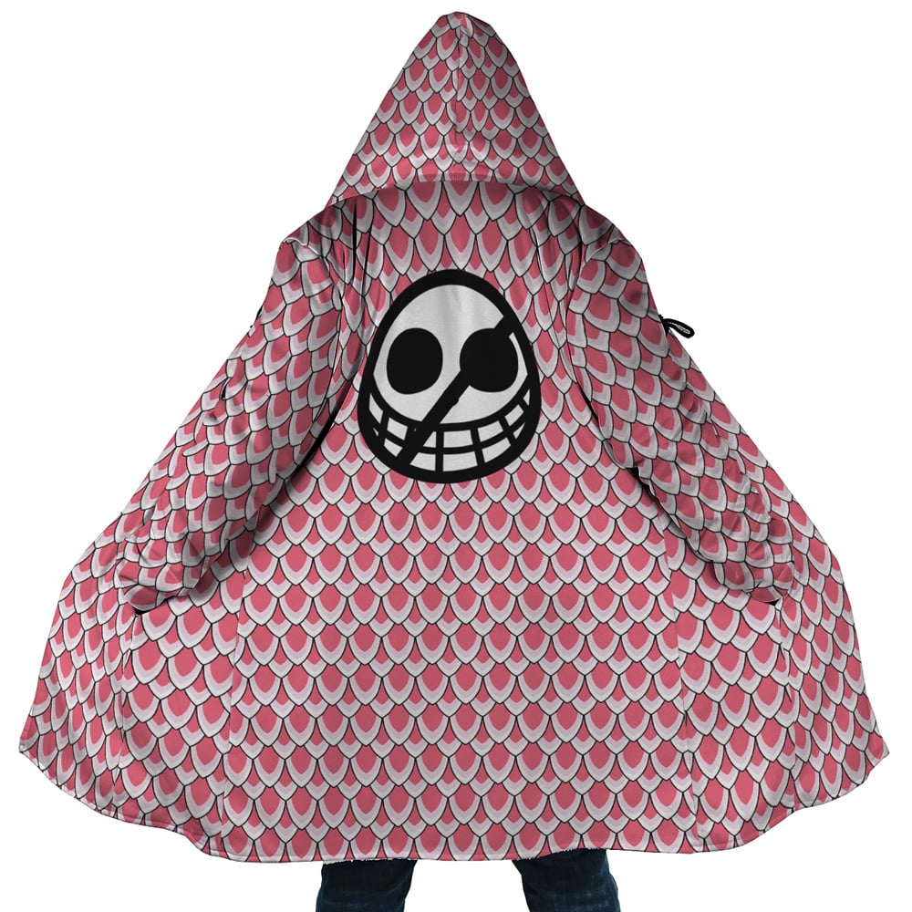 Donquixote Pirates Doflamingo One Piece Hooded Cloak Coats