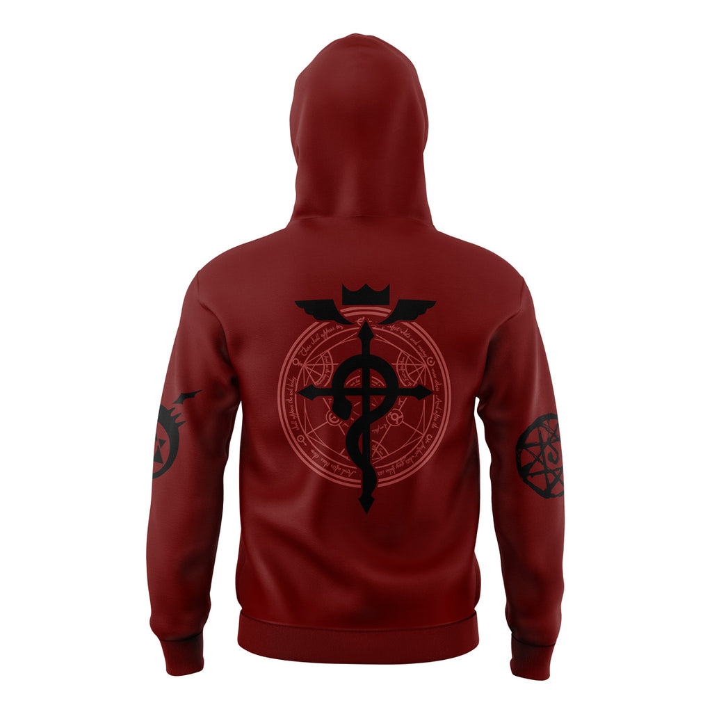 Hoodie Edward Elric Fullmetal Alchemist Masked - M