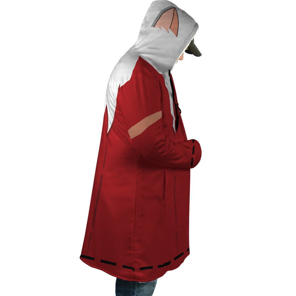 Fire Rat Robe Inuyasha Hooded Cloak Coat - M
