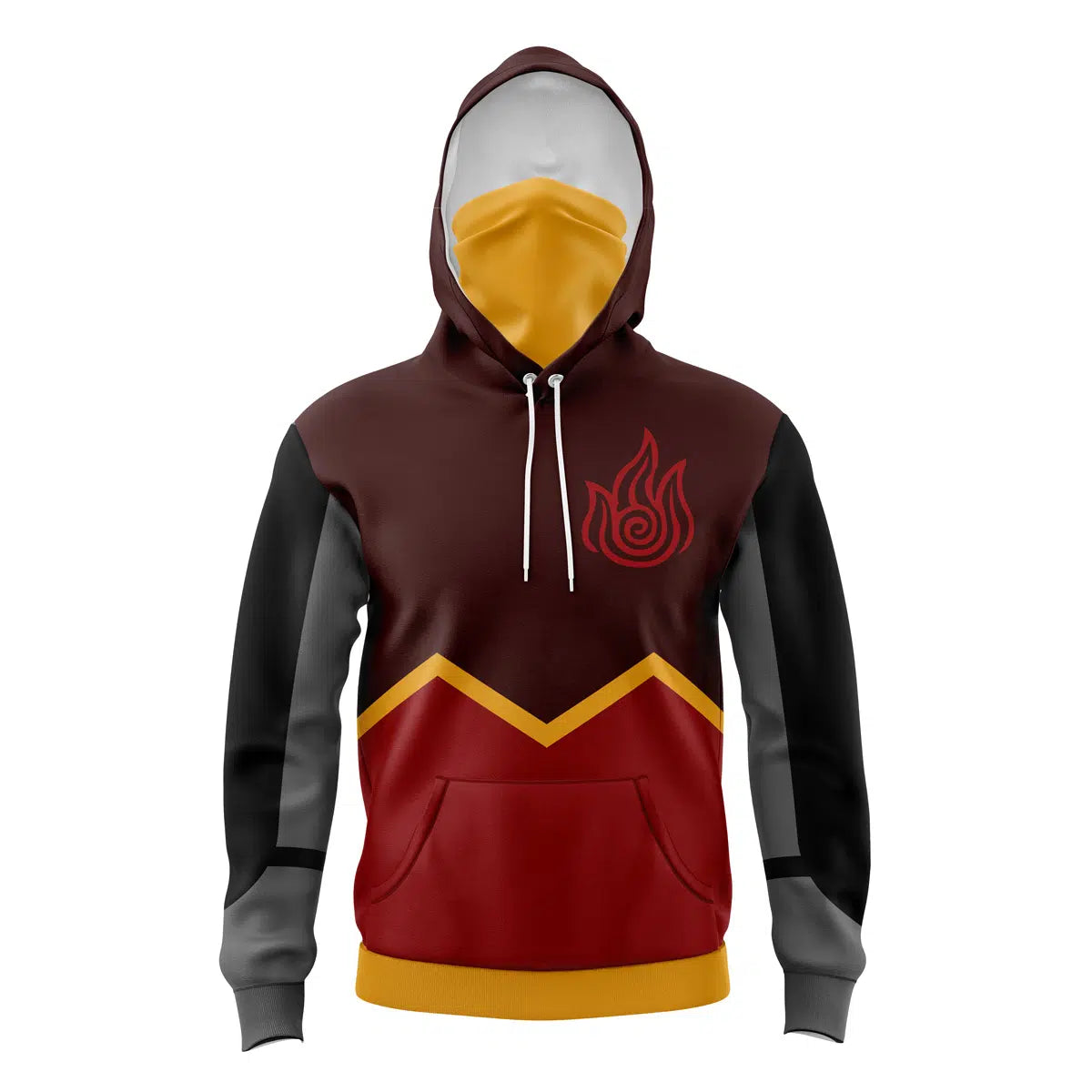 Firebenders Avatar Masked Hoodie - 6XL