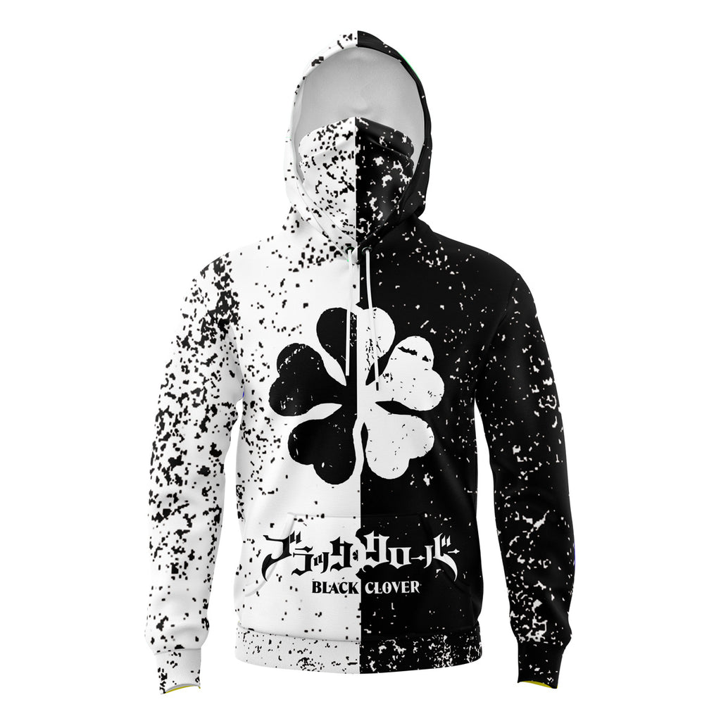 Hoodie Five Leaf Black Clover Masked - 6XL