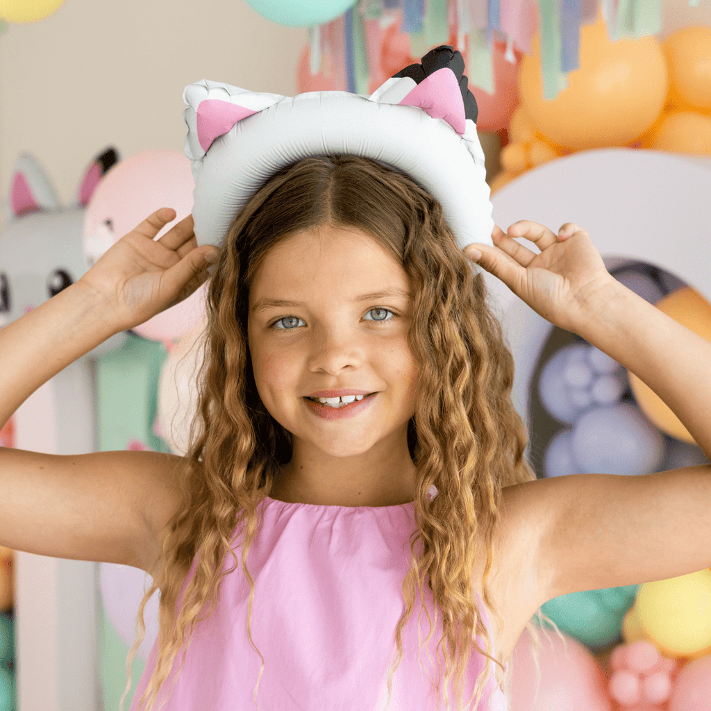 Gabby Cat Ears Foil Balloon x 6
