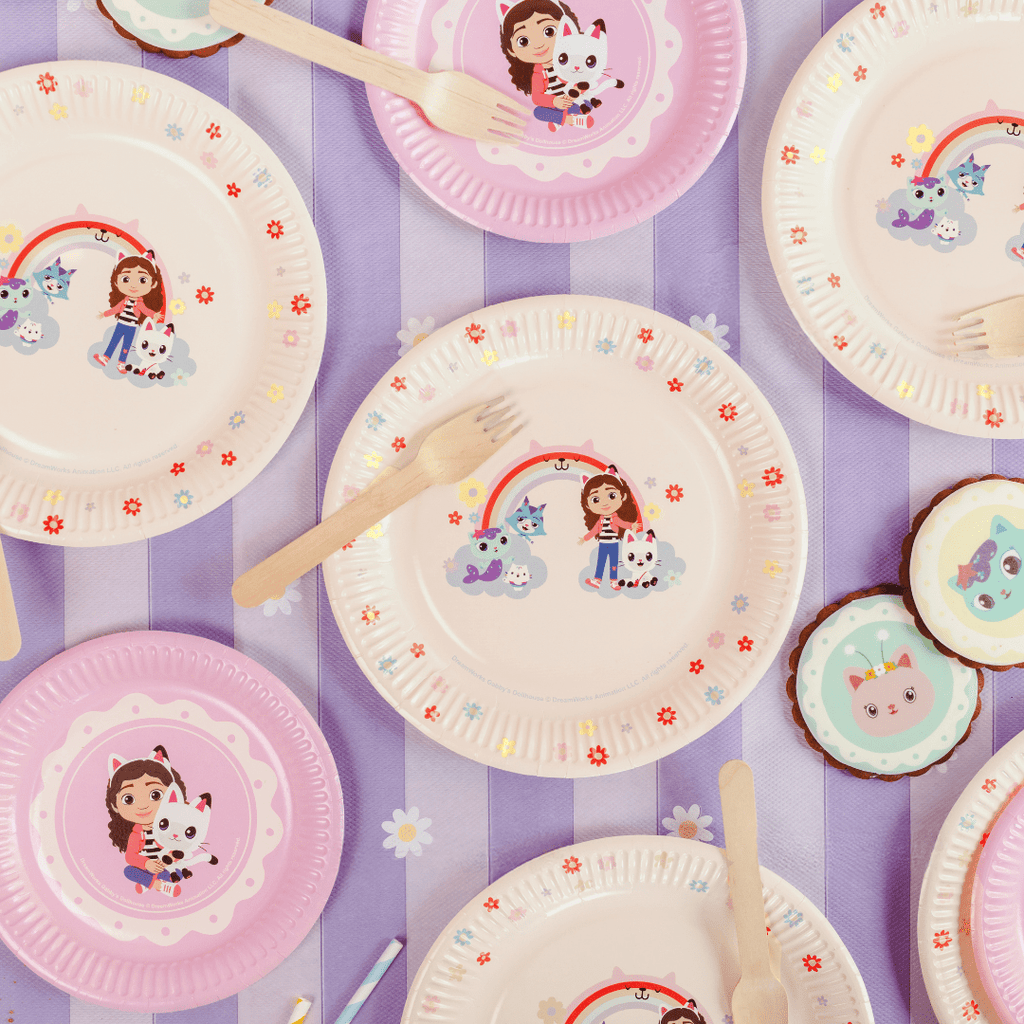 Gabby's Dollhouse Party Paper Plates x 6