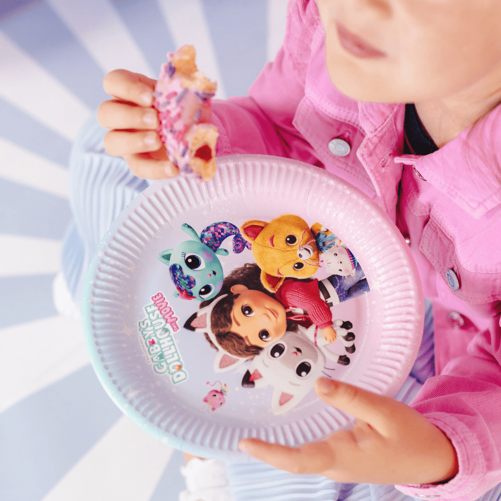 Gabby's Dollhouse Pastel Paper Plates x 6