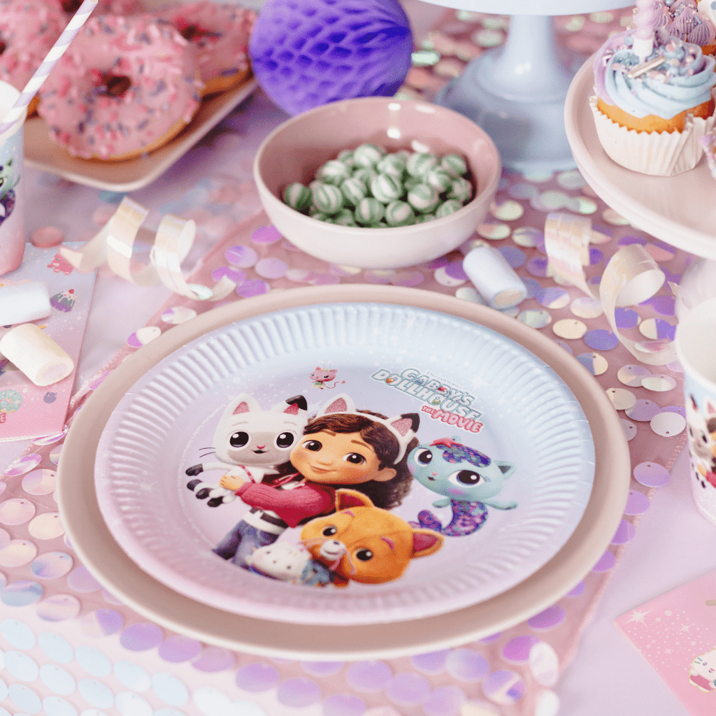 Gabby's Dollhouse Pastel Paper Plates x 6